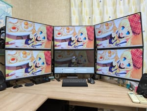 PCの6画面を新調した